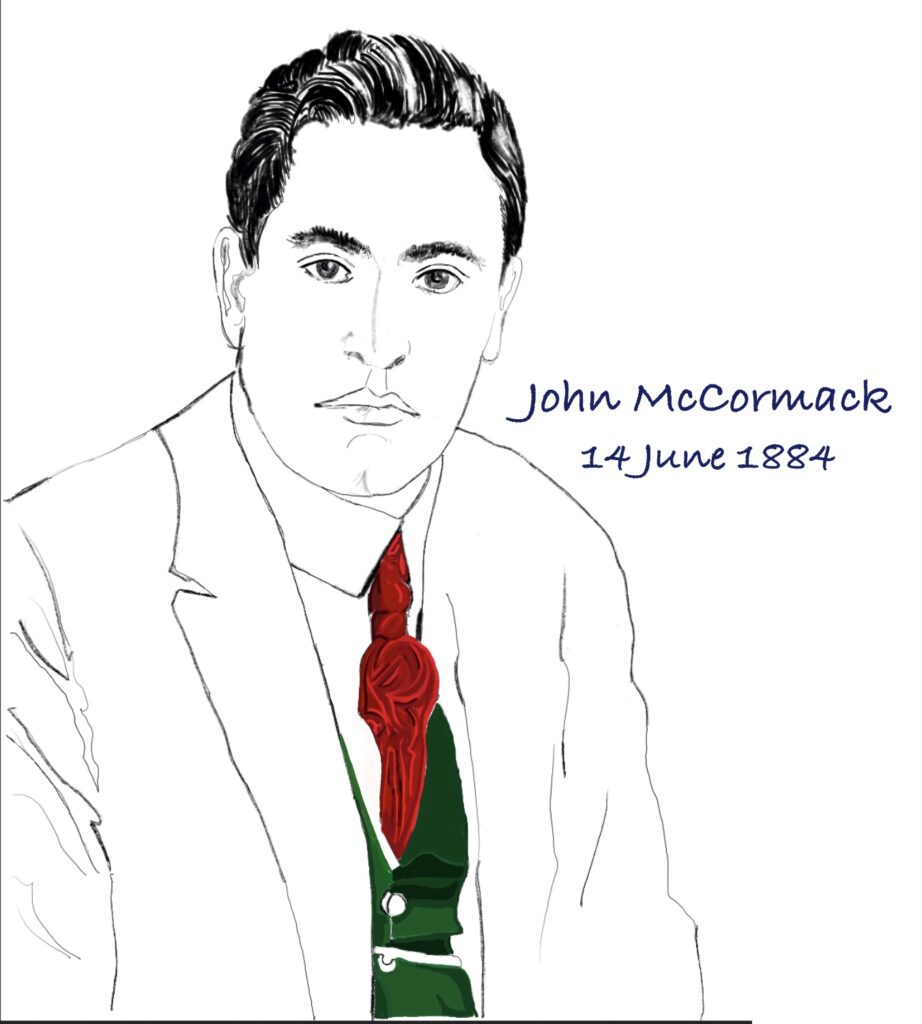 Drawing of John McCormack