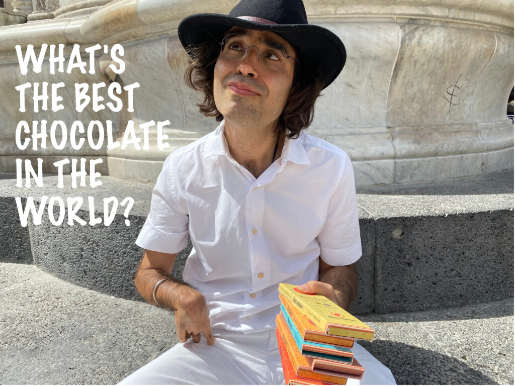 COVER ART FOR WHAT'S THE BEST CHOCOLATE IN THE WORLD?