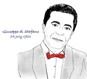 Drawing of Giuseppe di Stefano