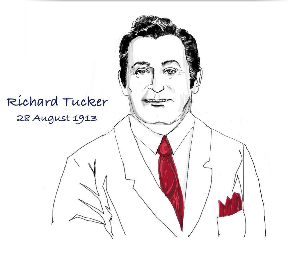 Drawing of Richard Tucker