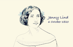 Drawing of Jenny Lind