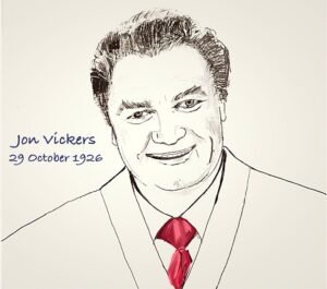 Drawing of Jon Vickers