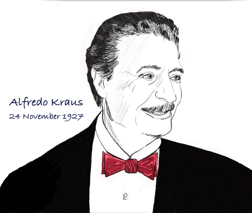 Alfredo Kraus Drawing