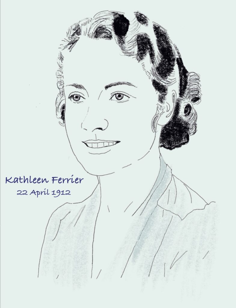 Kathleen Ferrier Drawing