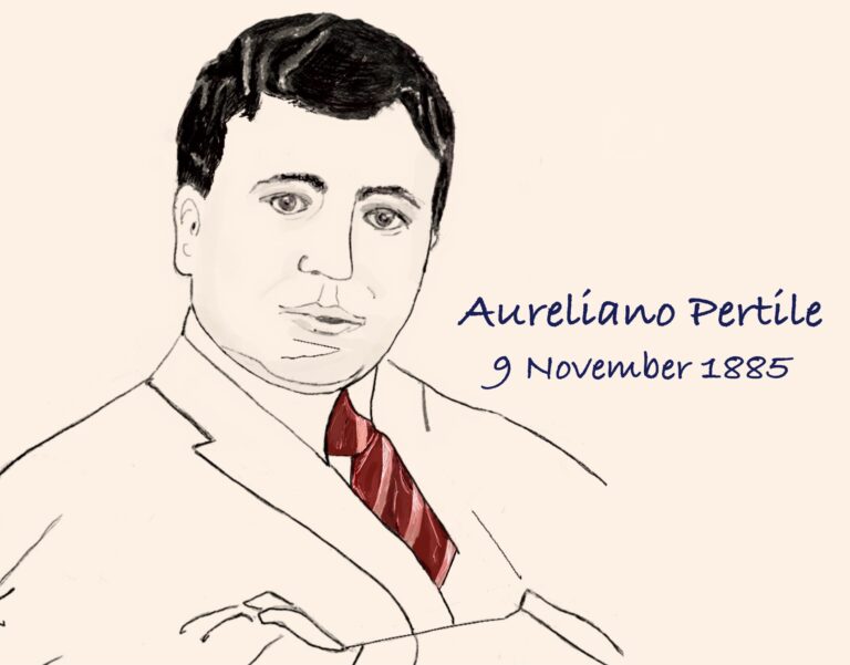 DRAWING OF AURELIANO PERTILE