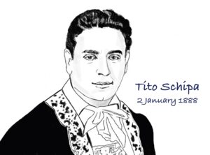 Tito Schipa Drawing
