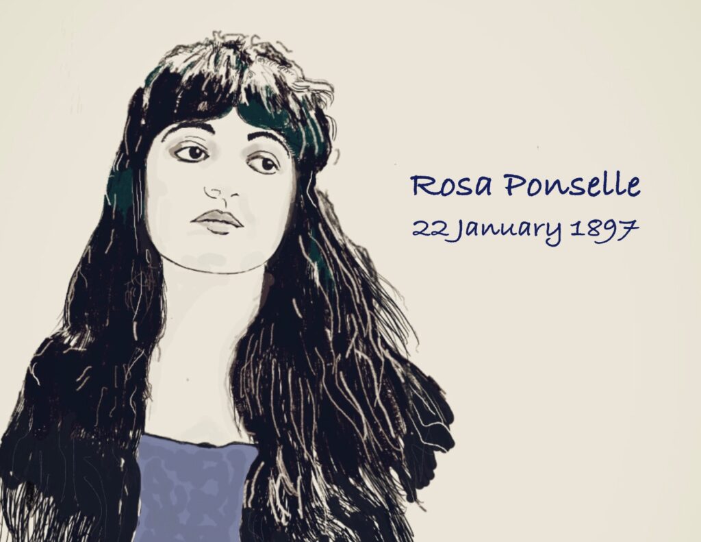 Rosa Ponselle Drawing